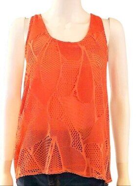 DAYTRIP- WOMENSORANGE TOP FULLY LINED EMBELLISHED BEADS ON BACK SIZE MEDIUM the